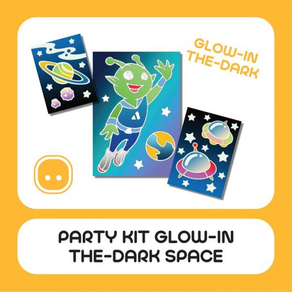 Party Kit - Glow in the dark space 20pcs