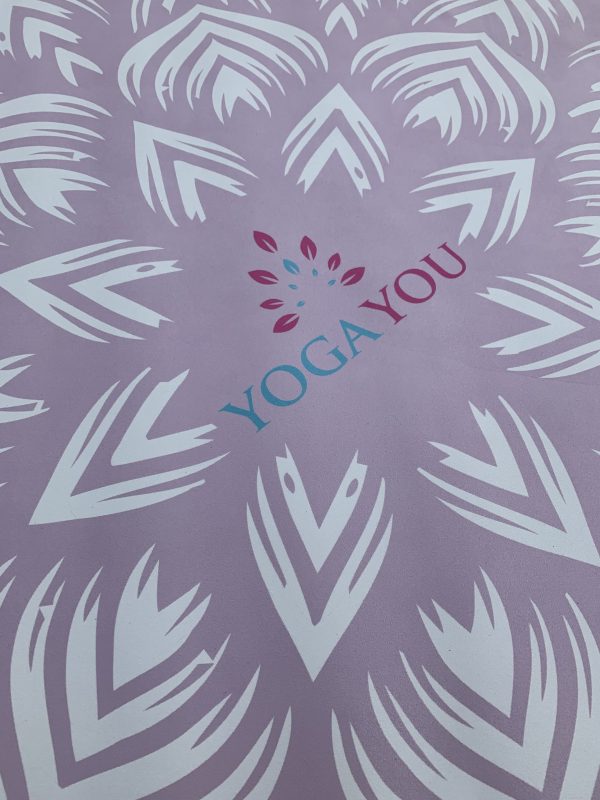 YogaYou - Round Pink Suede Yoga Mat