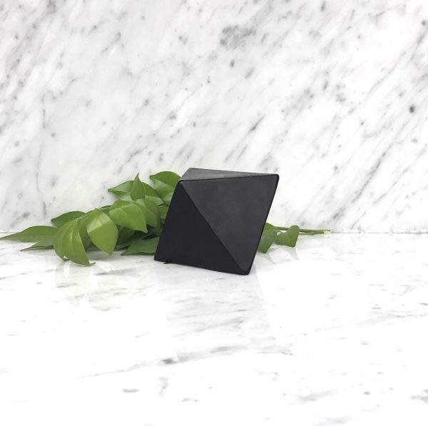 Handmade Activated Charcoal Architectural Prism Soap