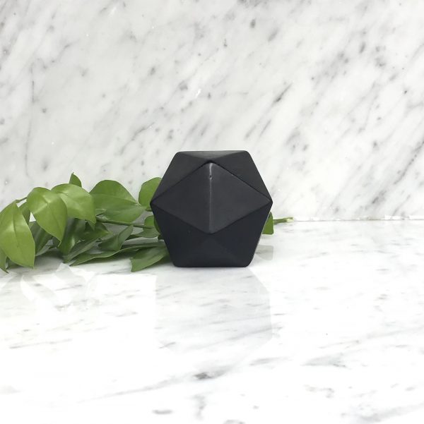 Handmade Activated Charcoal Architectural Prism Soap