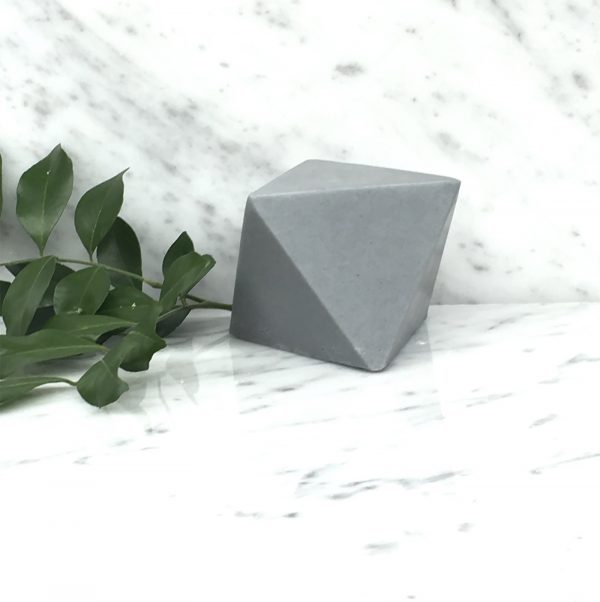 Handmade Architectural PRISM Concrete 'Geo' Soap