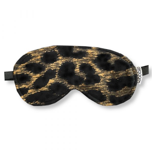 Wobble Yoga Leopard Print Blackout Eye Mask