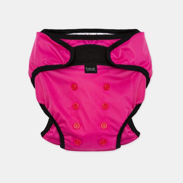 Swim Nappy + Wet Bag - Pink