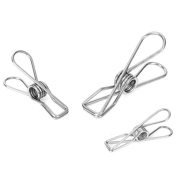 Stainless Steel Laundry Pegs – Bags of 16 or 32