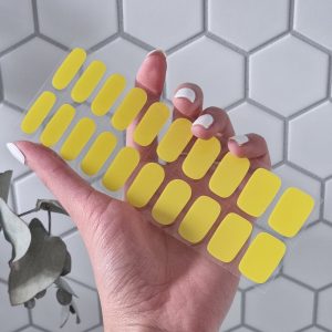 Lemon Sherbet Semicured Gel Nail Sticker Kit