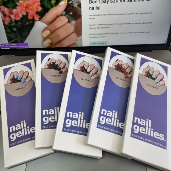 Semicured Gel Nail Sticker Kit Australia
