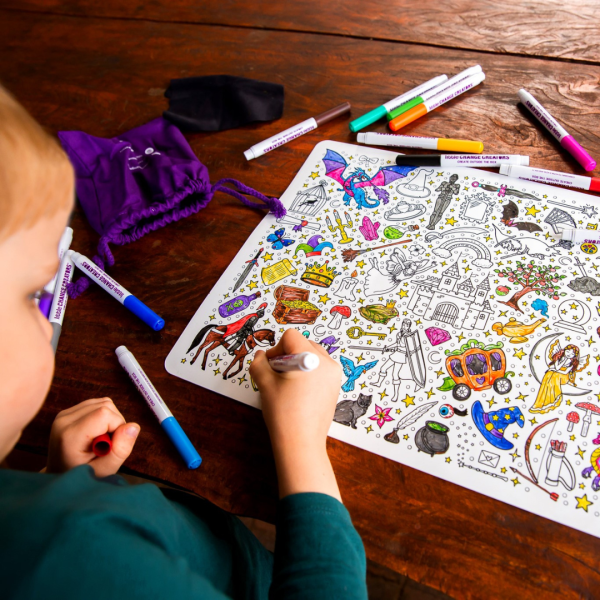 Spellbound Double-sided Reusable Silicone Colouring Mat